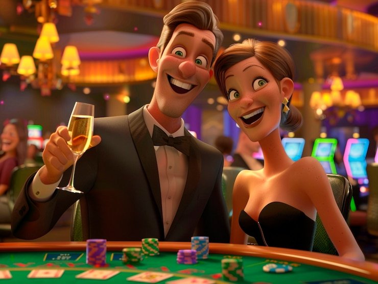 Studio live dealer chescom dengan multi-kamera menampilkan dealer profesional dan meja permainan